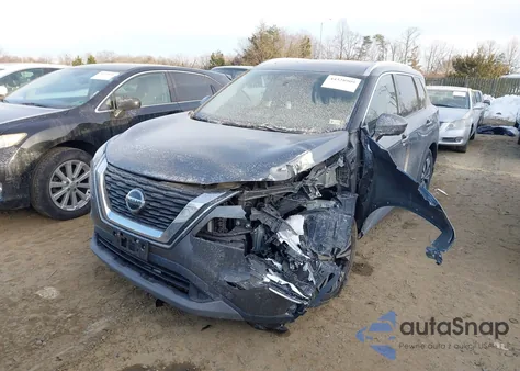 2021 Nissan Rogue Sv Fwd z USA, uszkodzony, nr VIN 5N1AT3BA7MC823401